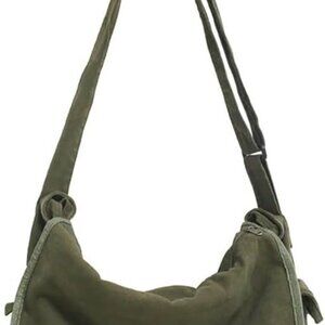 Vintage Canvas Messenger Bag for Men Women Crossbody Bag Satchel Shoulder Bag Ha
